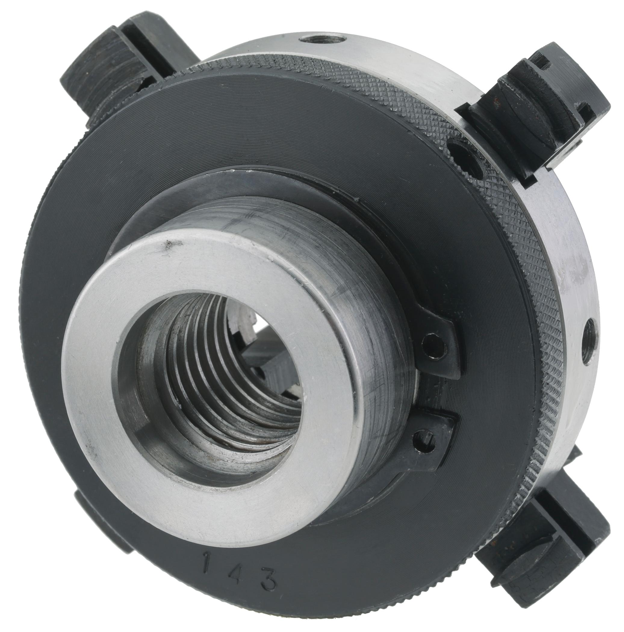 Woodstock D4054 3Inch 4 Jaw Chuck 1Inch by 8 TPI Drill Chucks