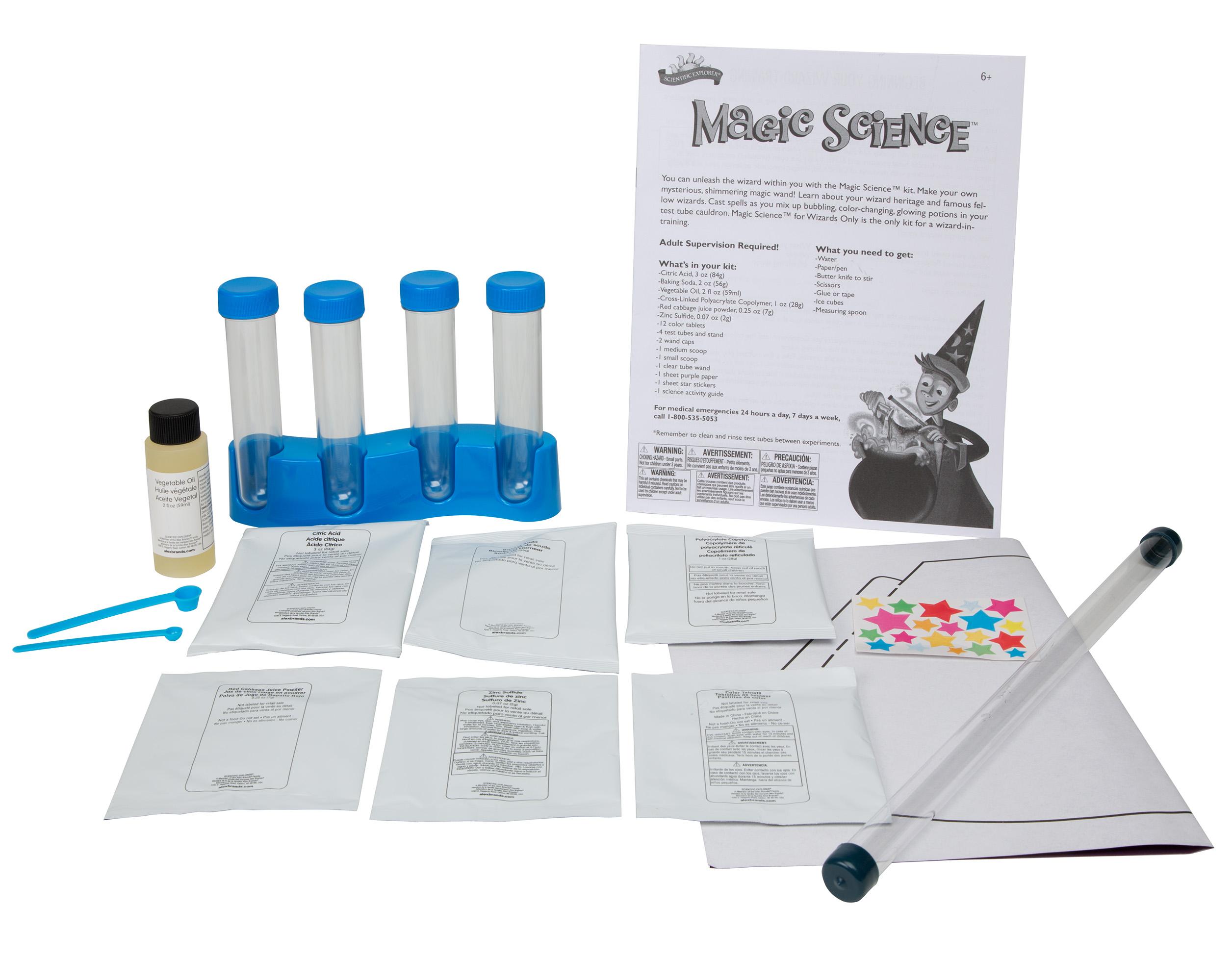 Scientific Explorer Magic Science Kit for Wizards Only