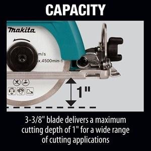 Makita CC02Z 12V MAX CXT Lithium-Ion Cordless Tile/Glass Saw, 3-3/8