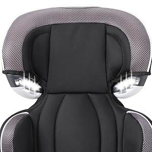 evenflo booster seat with lights