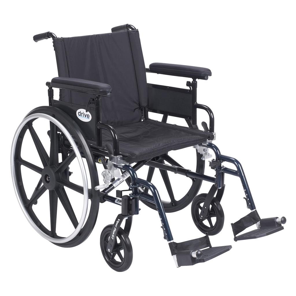 Drive Medical Viper Plus GT Wheelchair with Flip Back