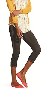 Denim capri legging, stretch denim jegging pant, capri legging