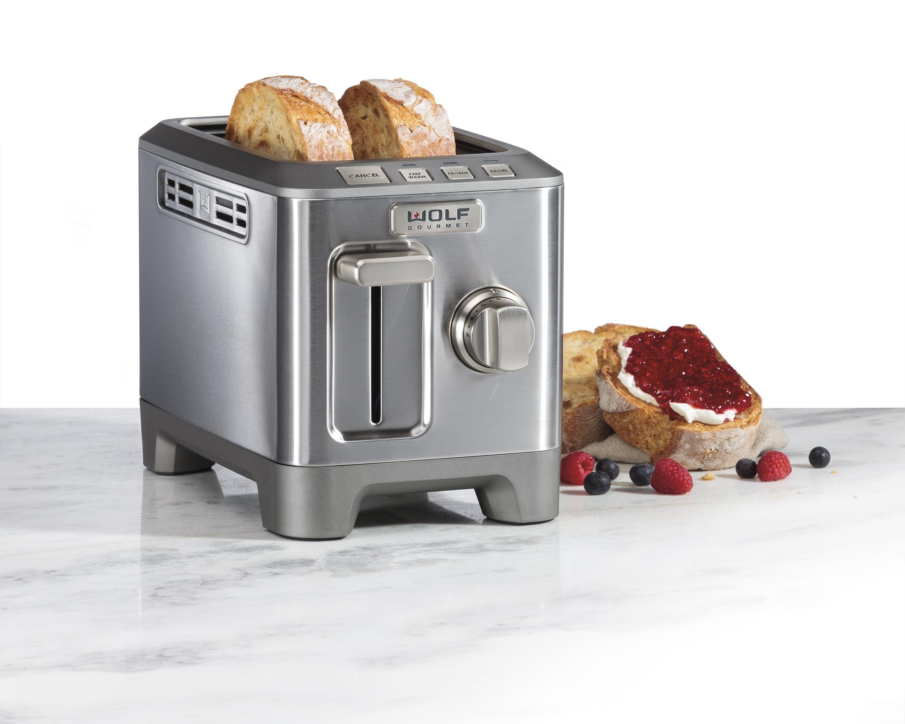 Wolf Gourmet 2 Slice Toaster (WGTR122S) Kitchen & Dining