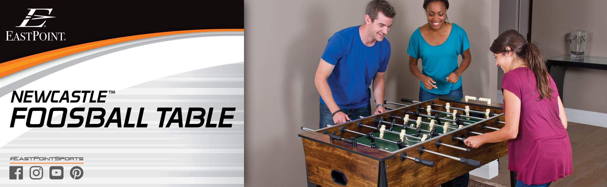 EastPoint Sports Newcastle Foosball Table, 54Inch