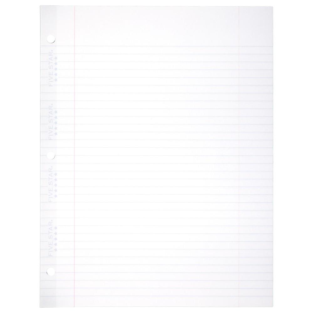 Five Star Filler Paper, College Ruled, Reinforced, 100