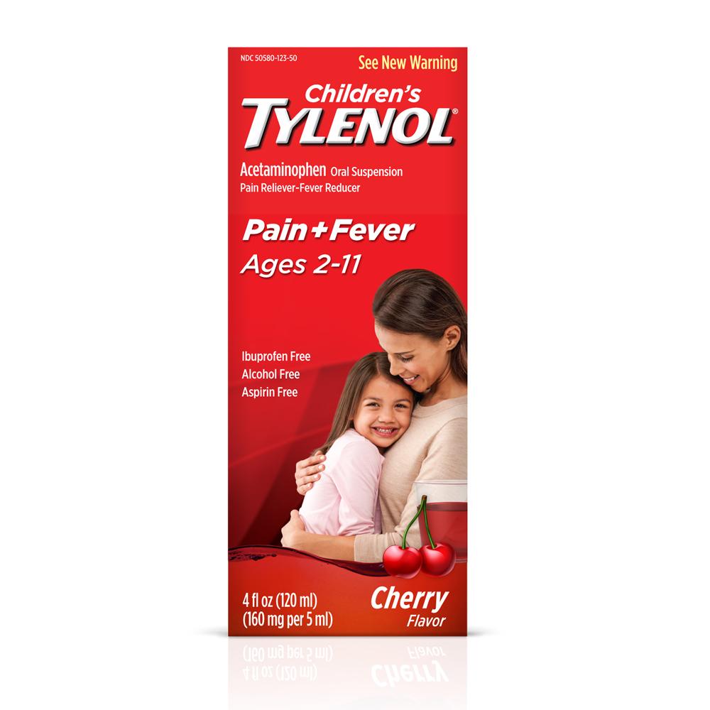 Children's Tylenol Pain Plus Fever, Oral Suspension, Cherry