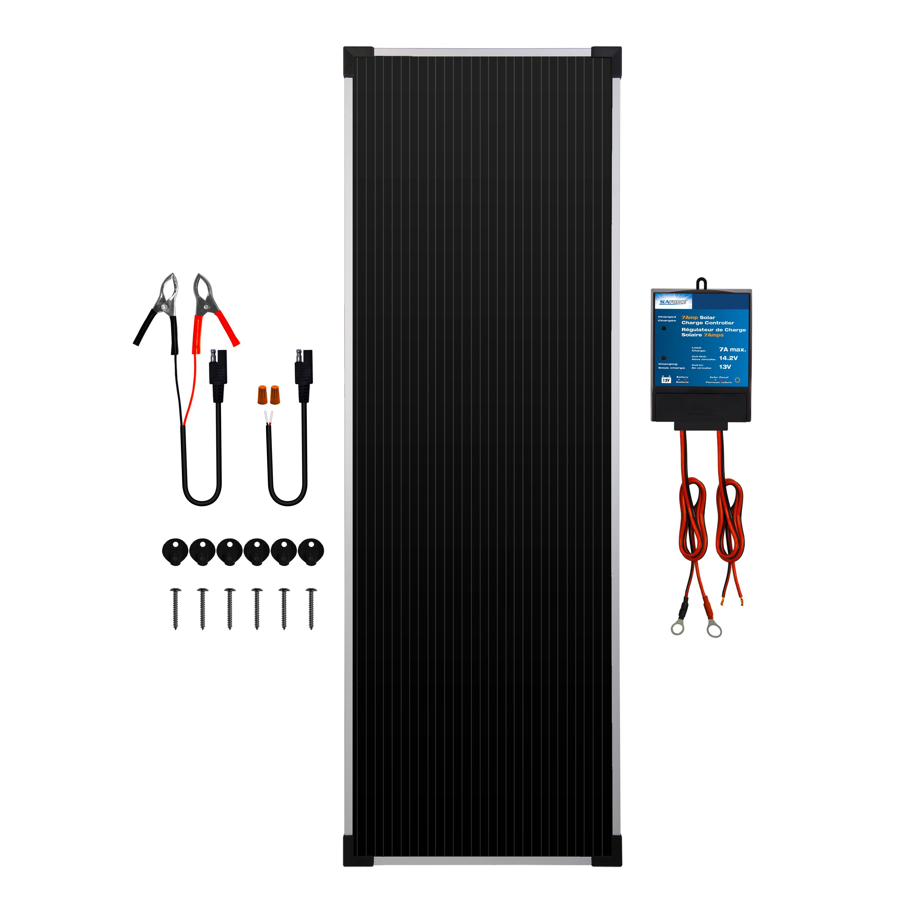 15 Watt Solar Battery Charging Kit Automotive