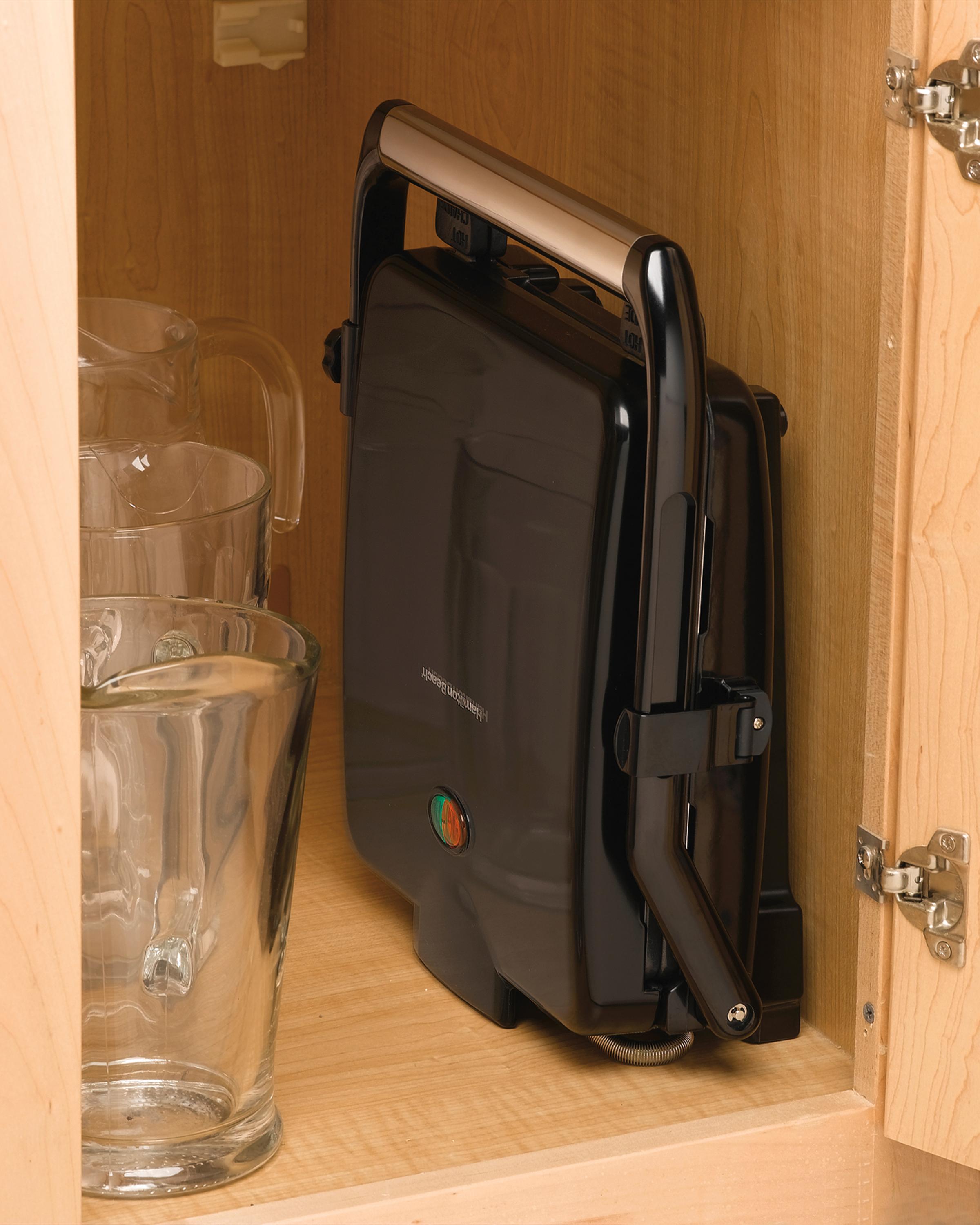 Hamilton Beach 25451 Indoor Grill with 85Inch Cooking Surface, Stainless Steel