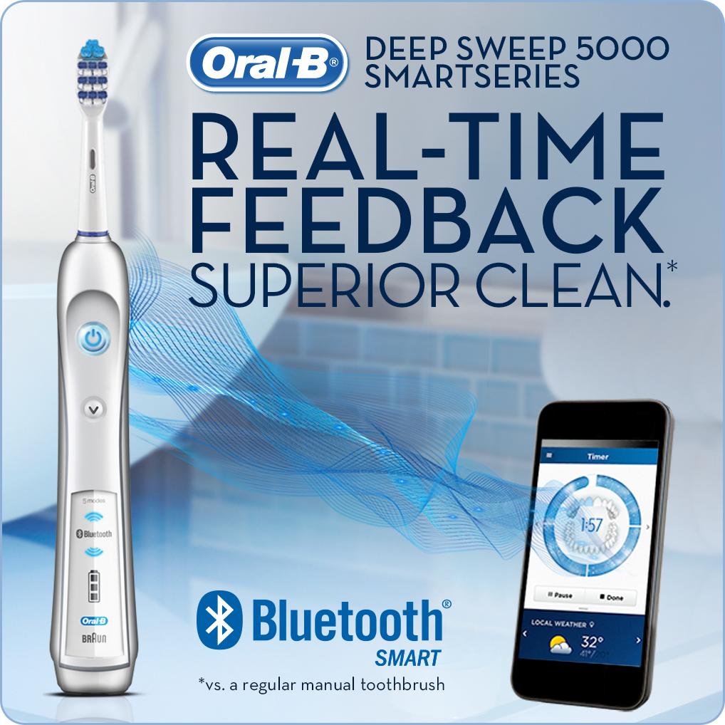 OralB Deep Sweep 5000 Smartseries with Bluetooth Electric