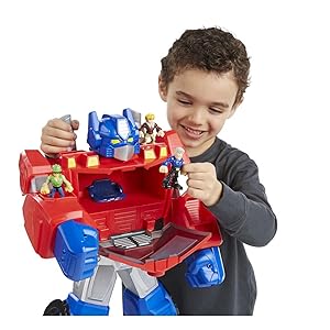 playskool heroes transformers rescue bots epic optimus prime figure