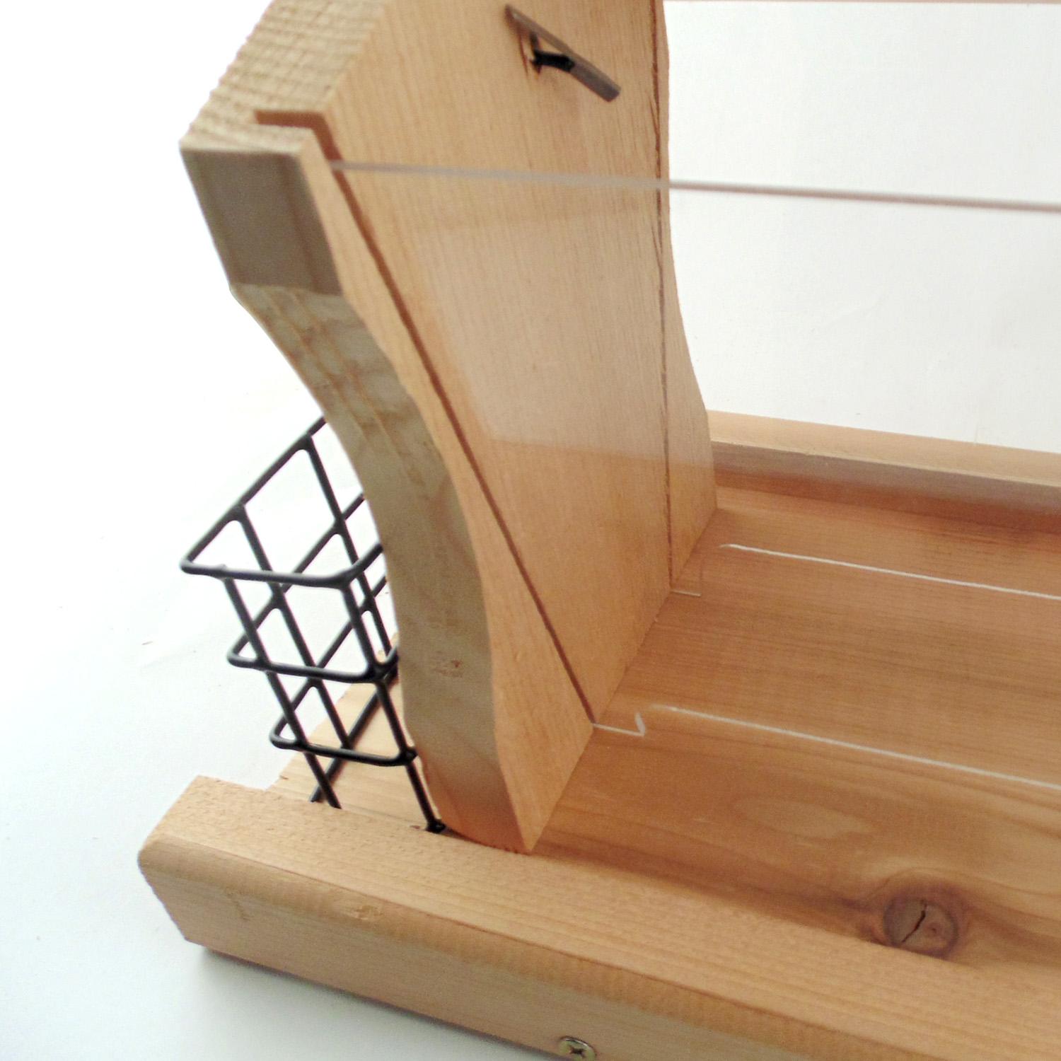 Woodlink Deluxe Cedar Bird Feeder with Suet Cages Model AT4 Wild Bird Feeders