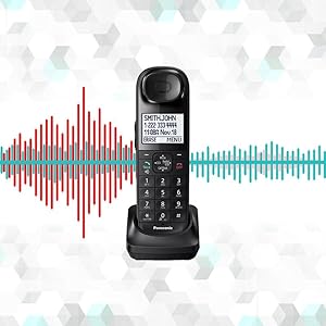 Panasonic KX-TGL433B Hear Calls from Noisy Places