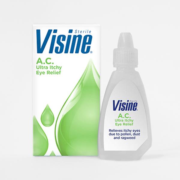 Visine A.C. Ultra Itchy Eye Relief Eye Drops with Zinc