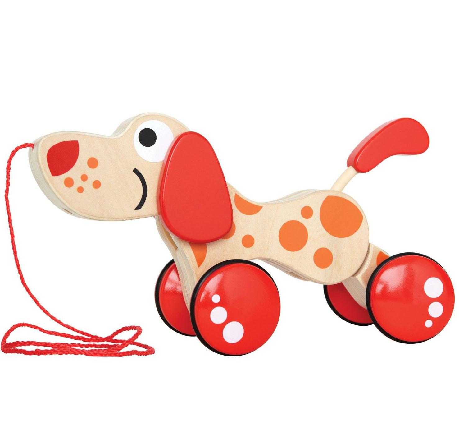 Hape WalkALong Puppy Wooden Pull Toy Toys & Games