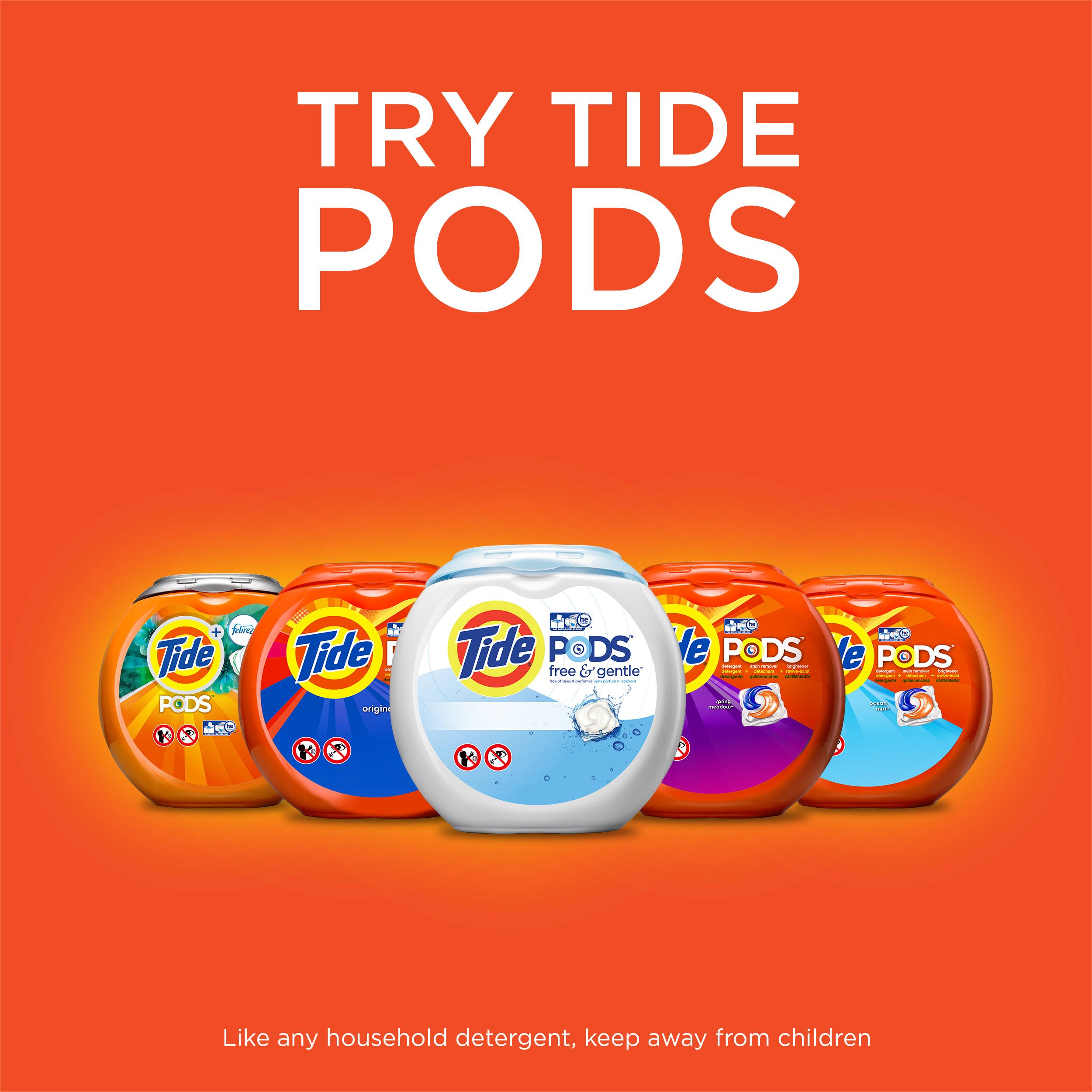 Tide Free and Gentle Liquid Laundry Detergent, 50 oz, 32