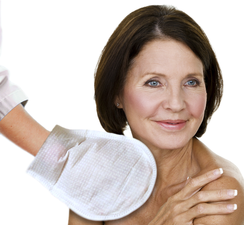 No Rinse Aqua Wash Gloves (Pouch of 12 Gloves) Health