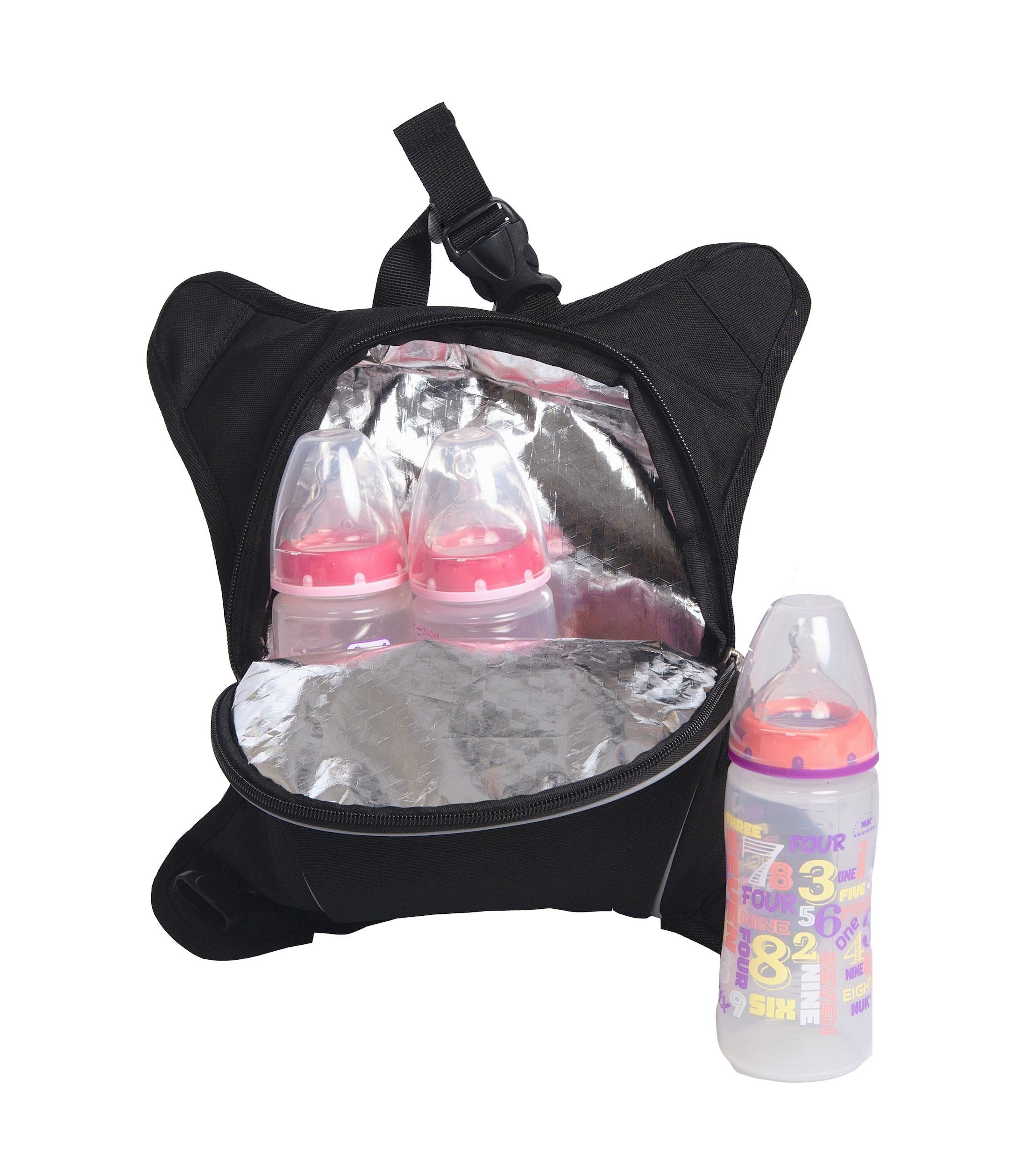 Baby Bottle Cooler Attachment for Obersee Backpack or Bag