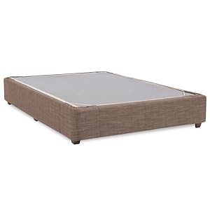 Amazon Com Howard Elliott Platform Bed Conversion Kit Boxspring Cover Full Coco Slate Home Kitchen