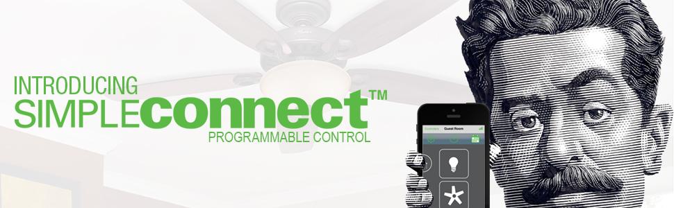 hunter simple connect alexa