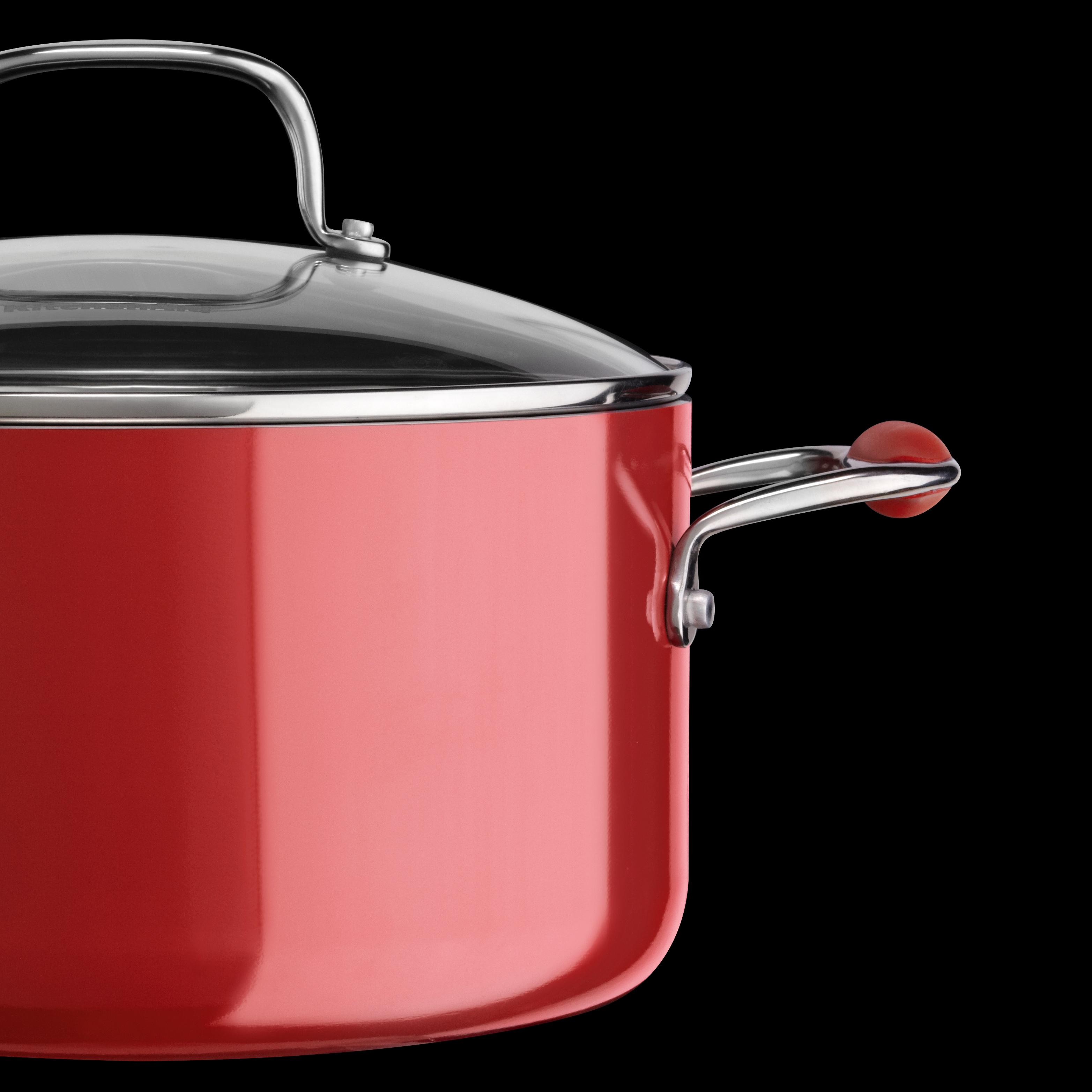 KitchenAid KCAS10ER Aluminum Nonstick 10Piece Set Cookware