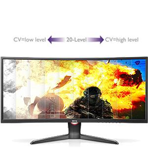 20-Level Color Vibrance