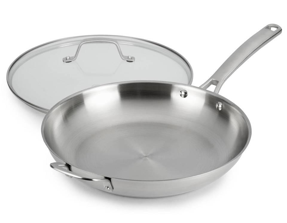 Calphalon Classic Stainless Steel Cookware, Fry Pan, 12