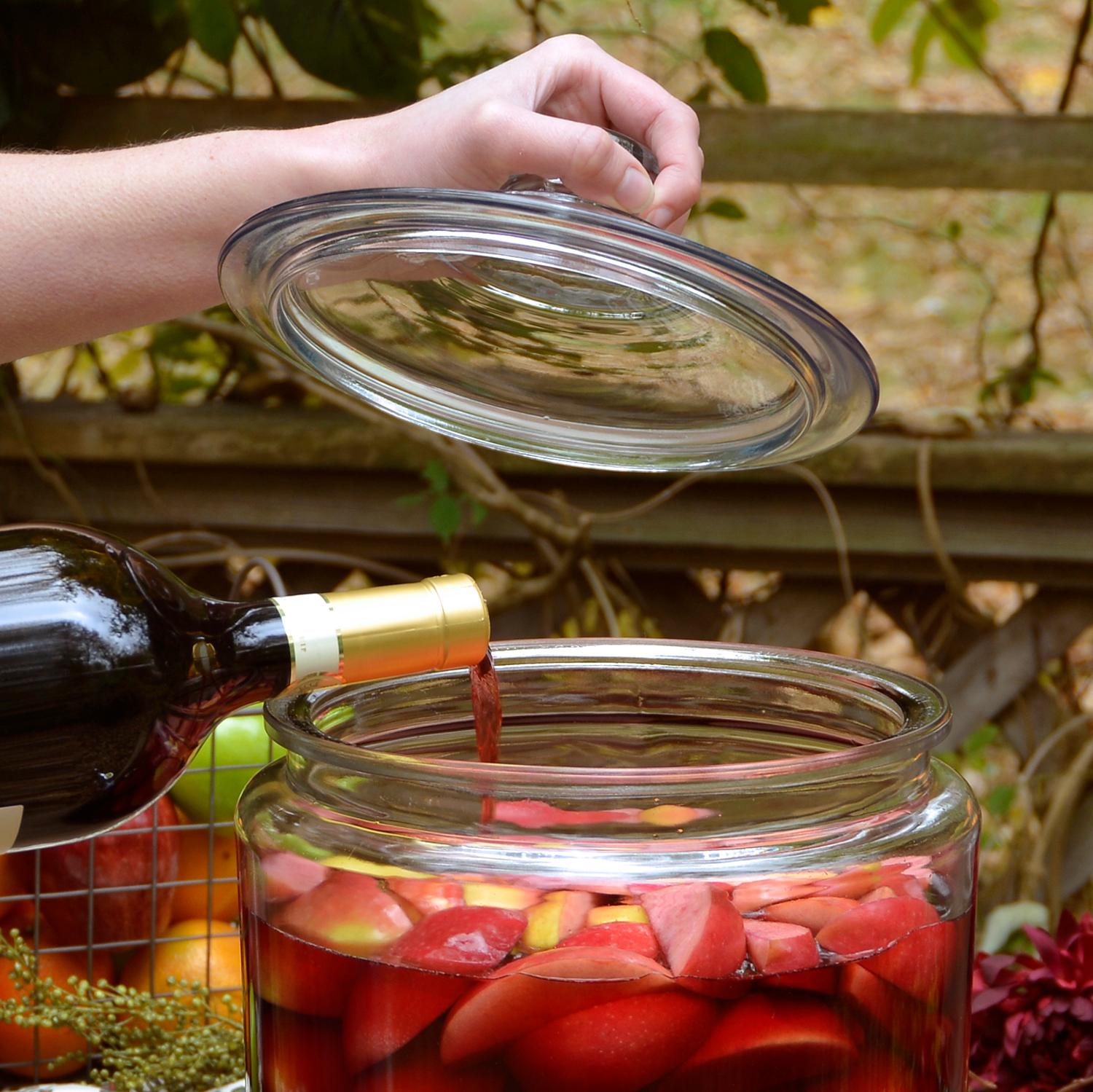 Anchor Hocking Heritage Hill Glass Beverage Dispenser with