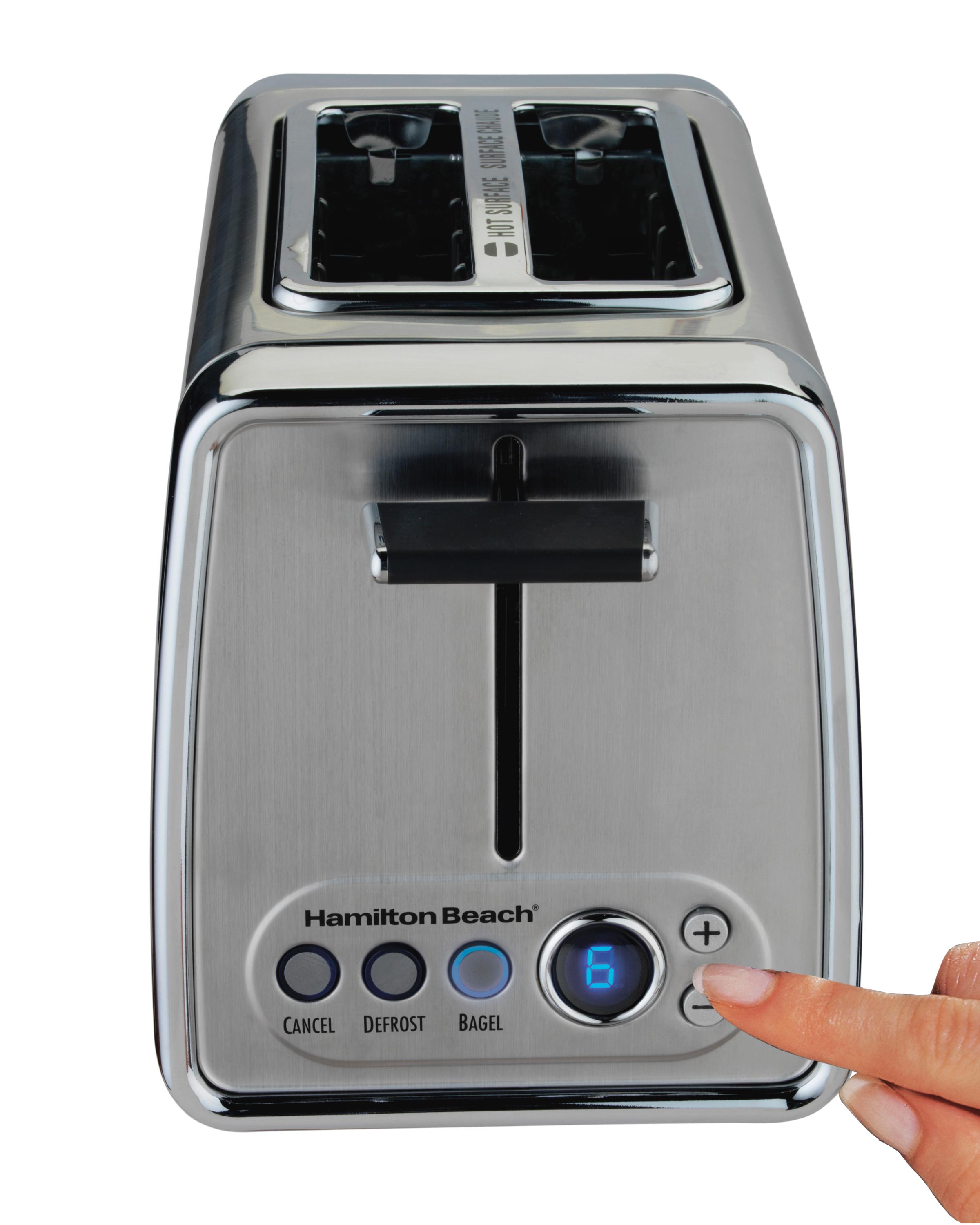 Hamilton Beach Modern Chrome 2Slice Toaster, Silver (22792