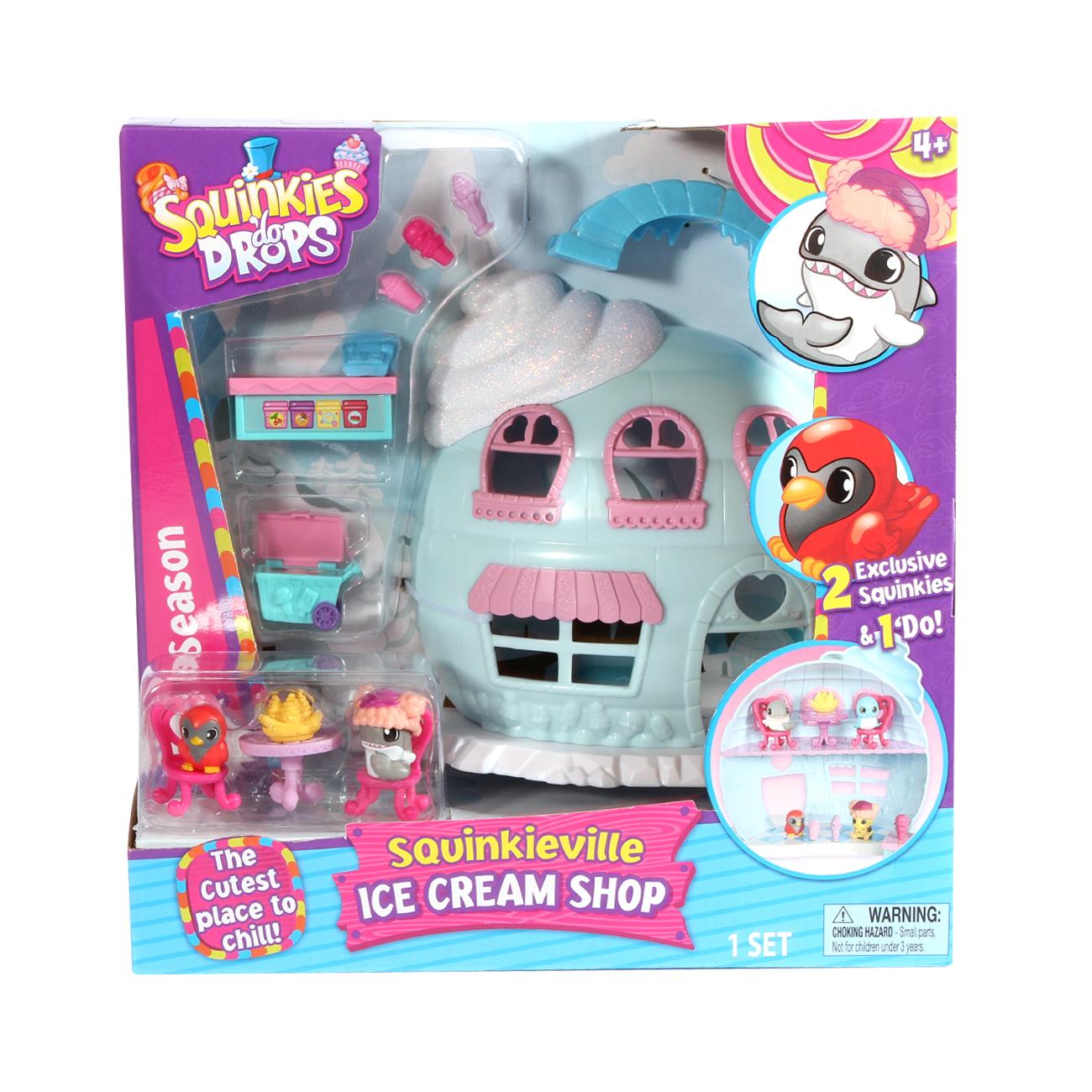 Squinkies Season 1 Squinkieville Ice Cream Shop Playset
