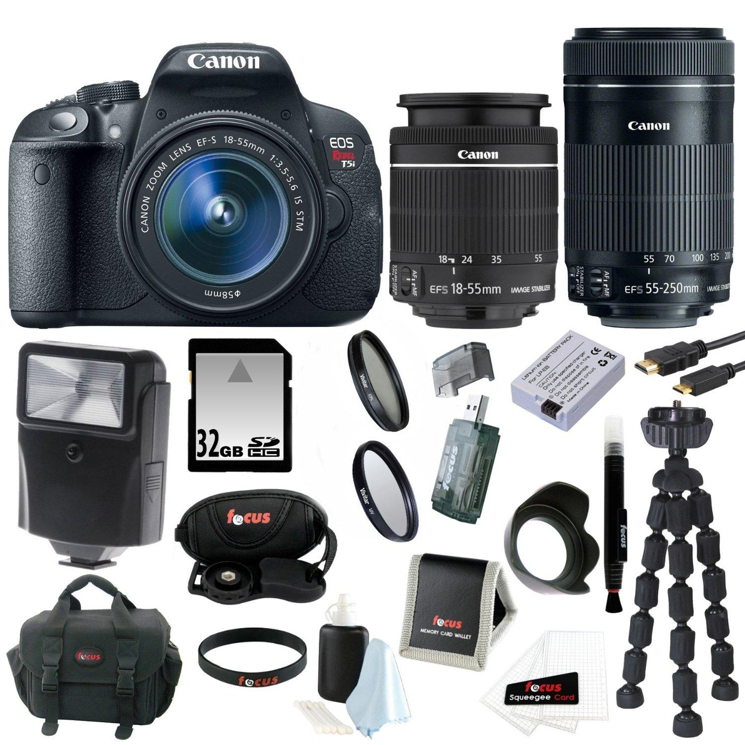 Amazon.com : Canon EOS Rebel T5i Digital SLR Camera w/EF-S
