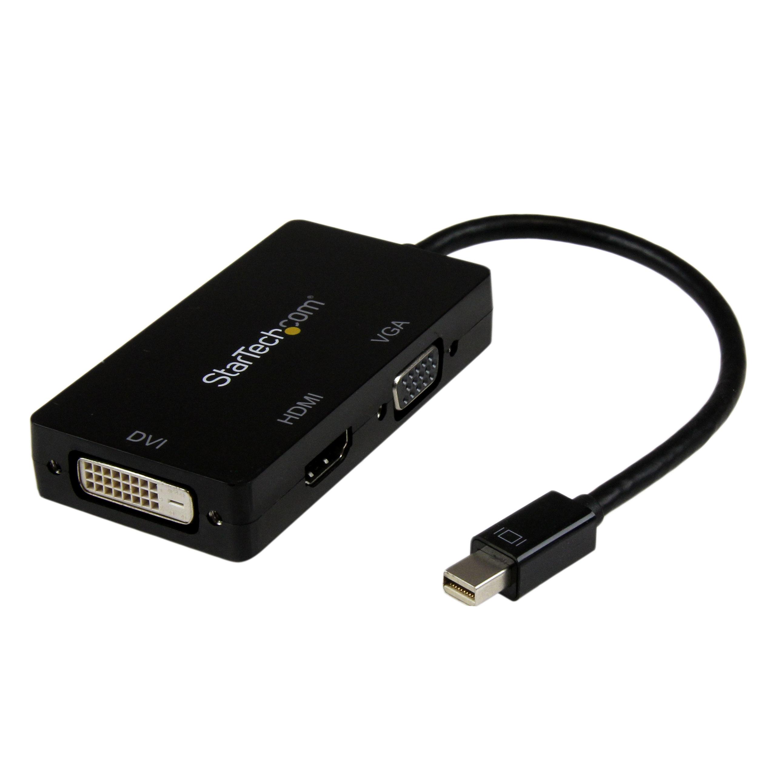 MDP2VGDVHD Mini DisplayPort Adapter 3in1 1080p Monitor Adapter
