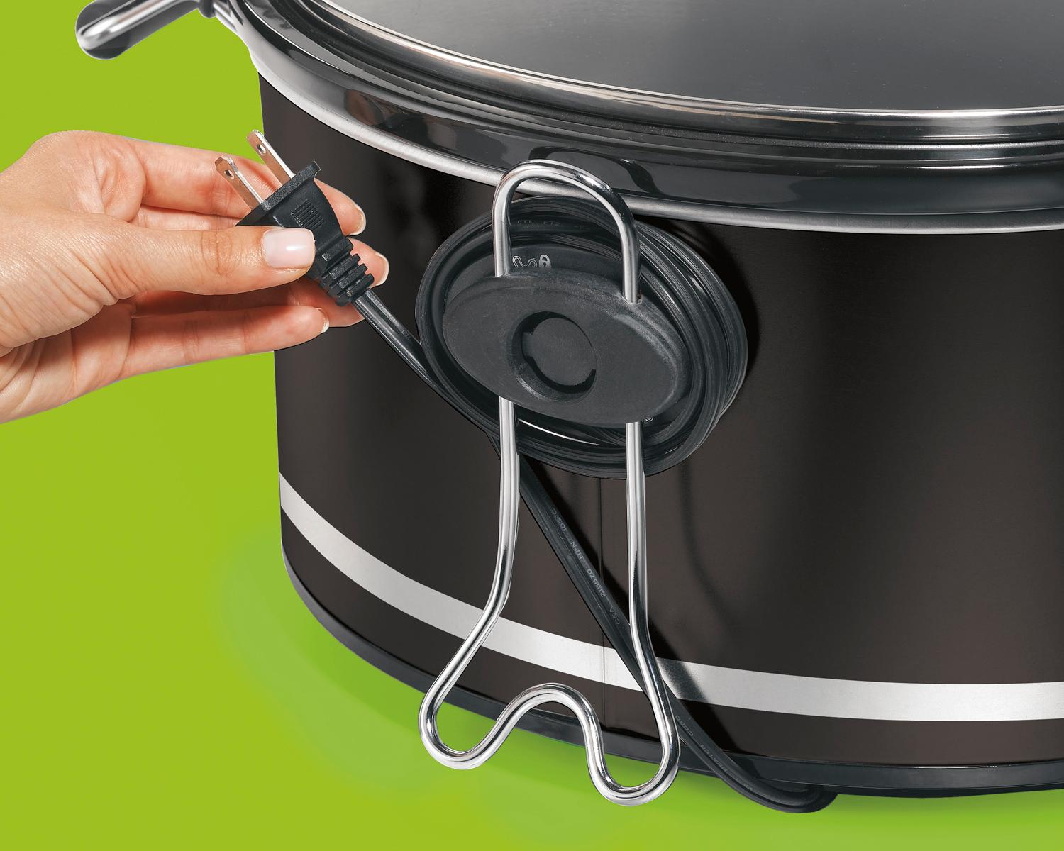 Hamilton Beach 33182 8Quart Oval Slow Cooker, Black