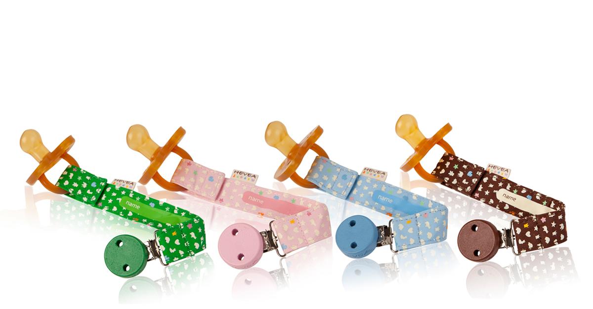 Hevea Holder, Blue Baby Pacifiers Baby