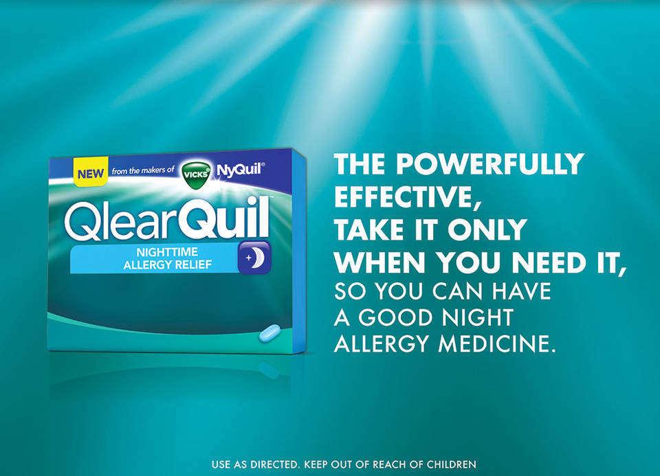Vicks QlearQuil Nighttime Allergy Relief 48 Count Health