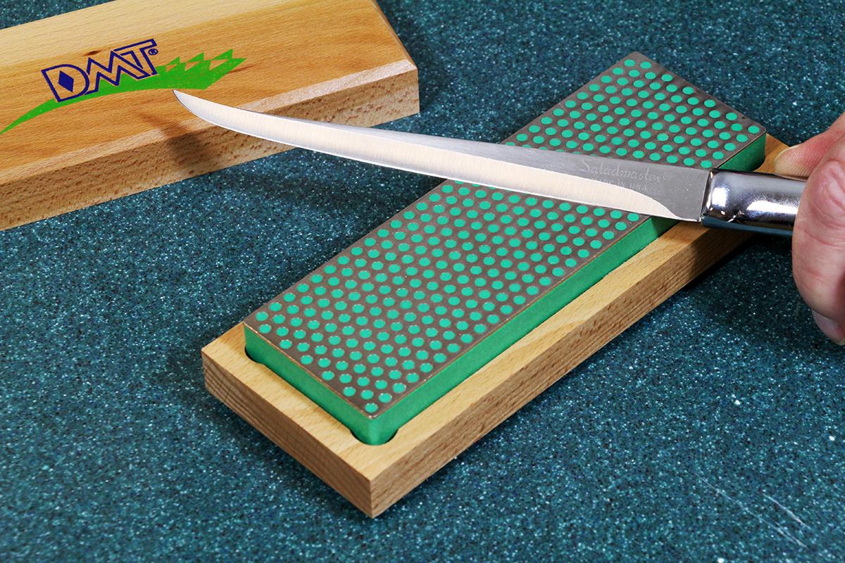 DMT W6EFC Three 6Inch Diamond Whetstone Models in Hard Wood Box