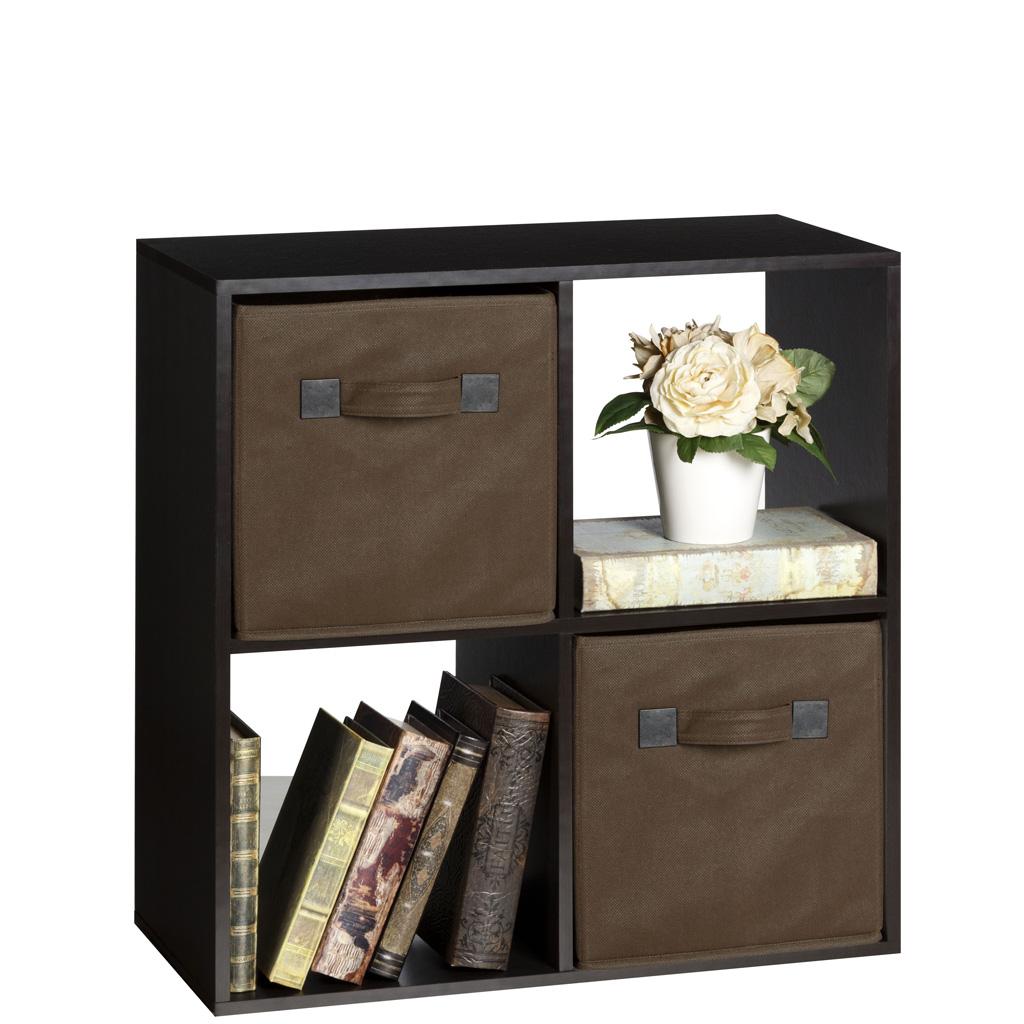 OneSpace 4Cube Organizer, Espresso Home & Kitchen