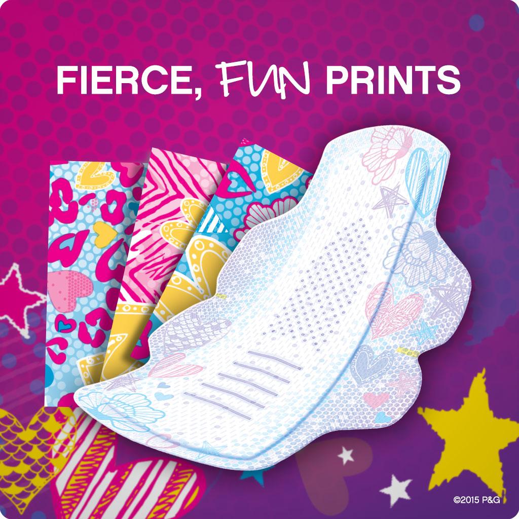 Always Totally Teen Radiant Infinity Pads 28 Count Health