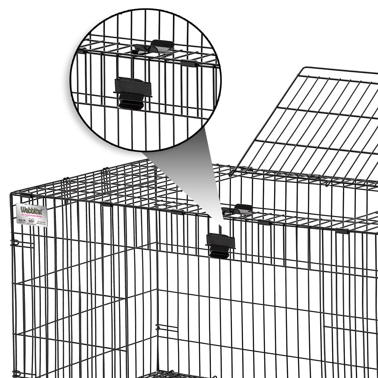 Midwest Wabbitat Folding Rabbit Cage Rabbit Hutch Pet