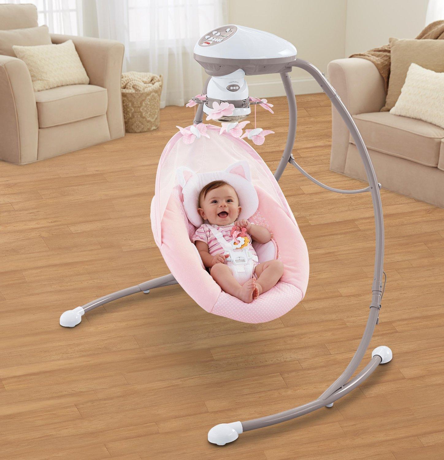 FisherPrice My Little Snugakitty Cradle N Swing