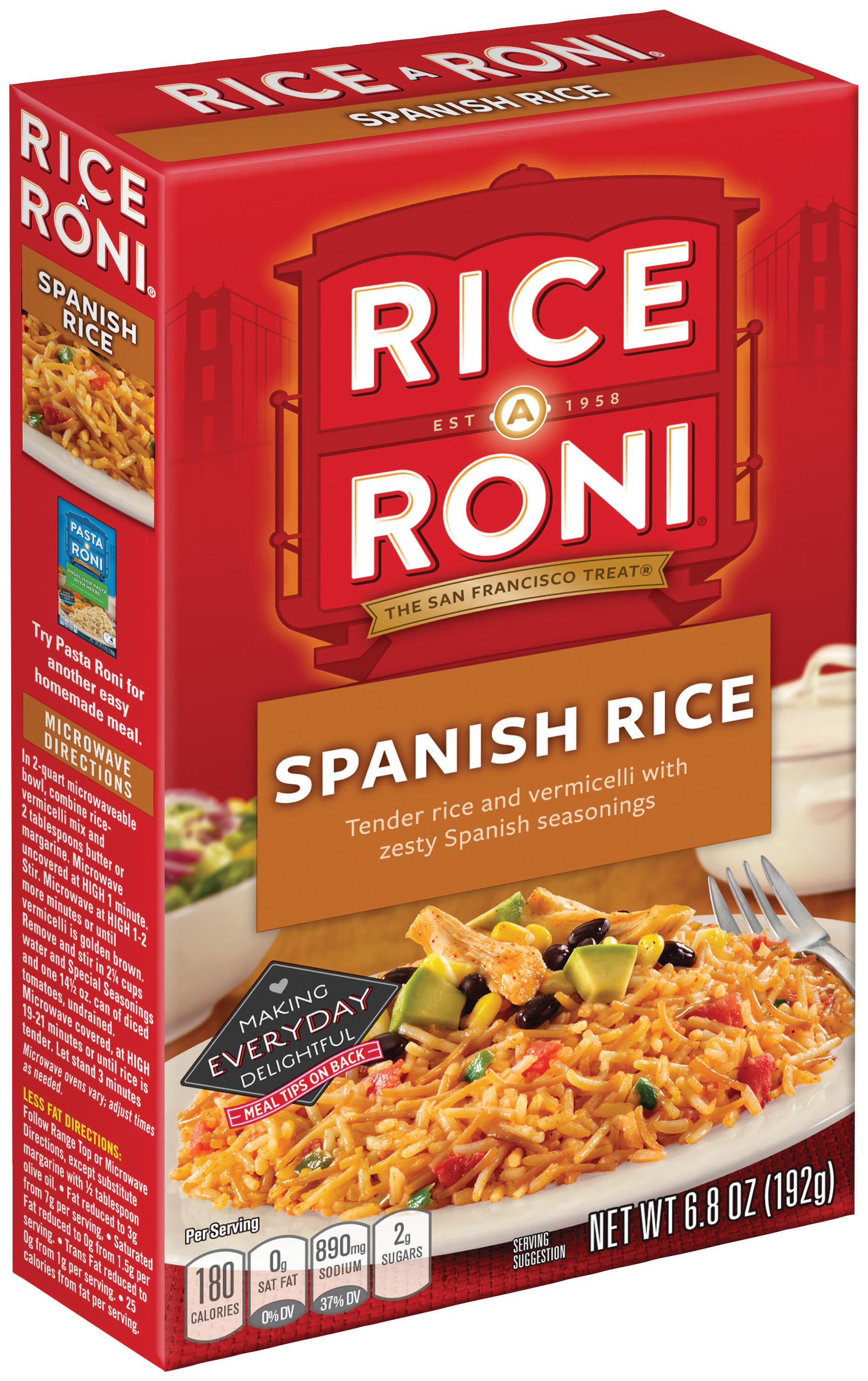 Amazon.com : Rice a Roni, Spanish Rice Mix, 6.8oz (Pack of 12 Boxes