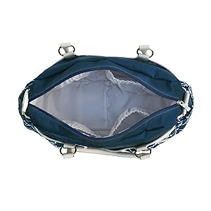 Amazon.com: Bolsa pañalera JJ Cole, talla única , Azul marino estilo  pérgola : Bebés