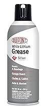 White lithium grease; teflon;