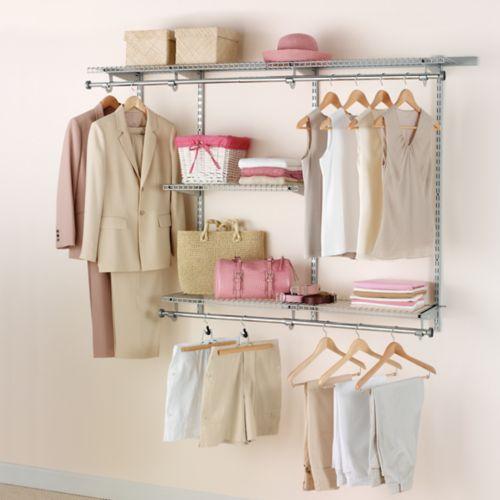 Rubbermaid Configurations Closet Kits, 36 ft, Titanium (FG3H1102TITNM) Home & Kitchen