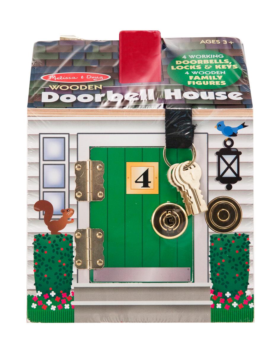 Amazon.com: Melissa & Doug Take-Along Wooden Doorbell