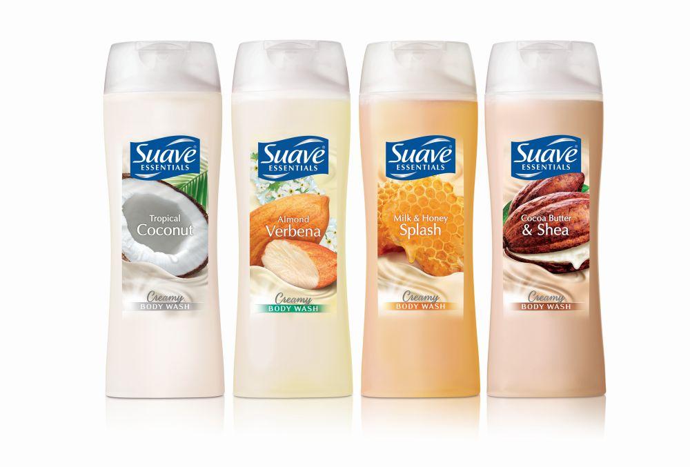 Suave Essentials Body Wash, Creamy Tropical Coconut, 15 Fl