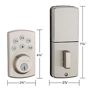 Kwikset 907 Powerbolt 2.0 Electronic Deadbolt featuring SmartKey in