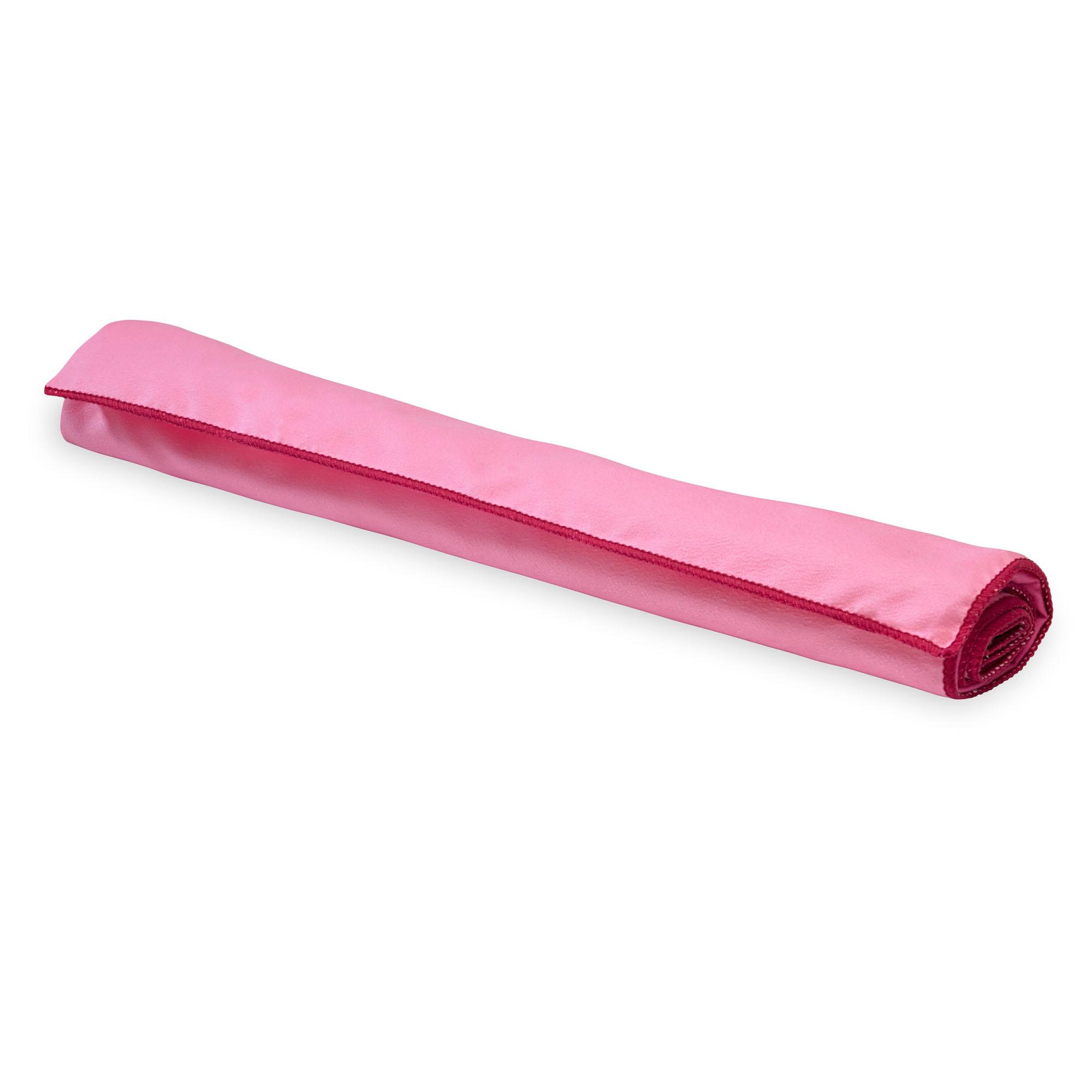 Gaiam Hot Yoga Mat Towel, Pink Fandango Sports & Outdoors