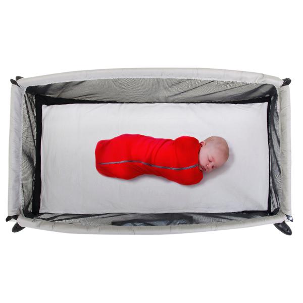 phil&teds Portable Traveller Crib, Silver Baby