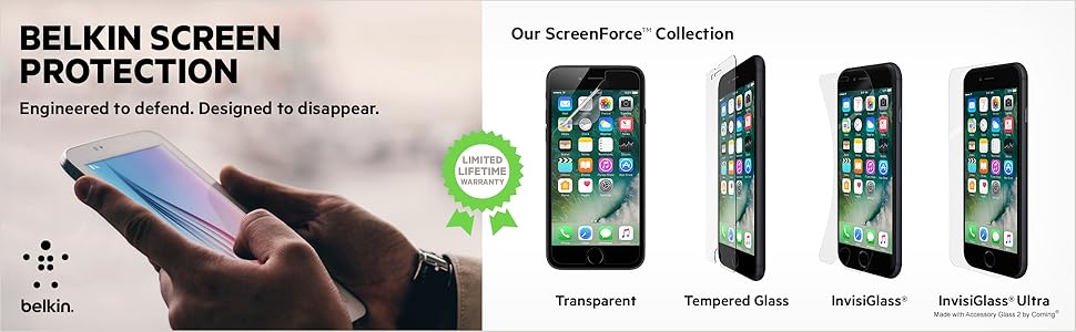 Belkin Screen Protection for iPhone 7: Complete Collection