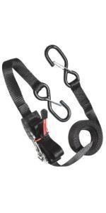 Master Lock 3056DAT Ratchet Tie Down Straps, (Pack of 4)